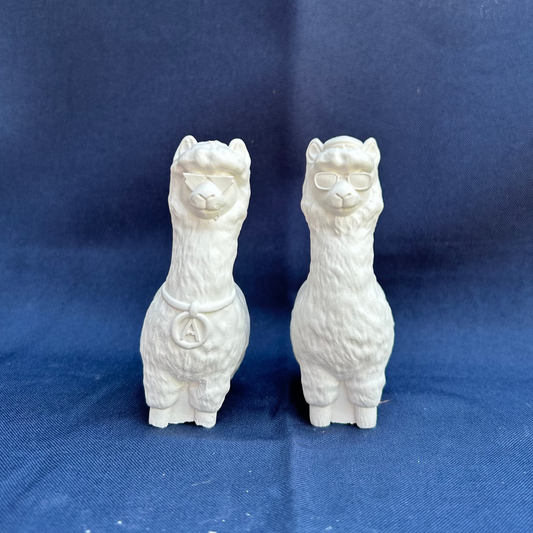 Lama-Deko-Set mit Sonnenbrillen