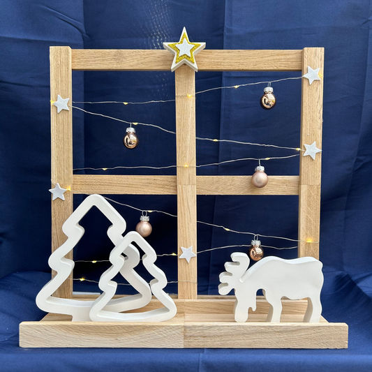 Winterliche Fensterfreude - Weihnachtsdeko