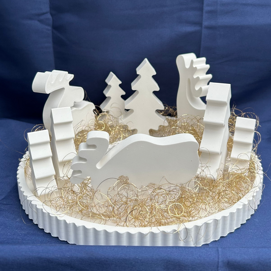 Winterzauber in Weiß - Weihnachtsdeko