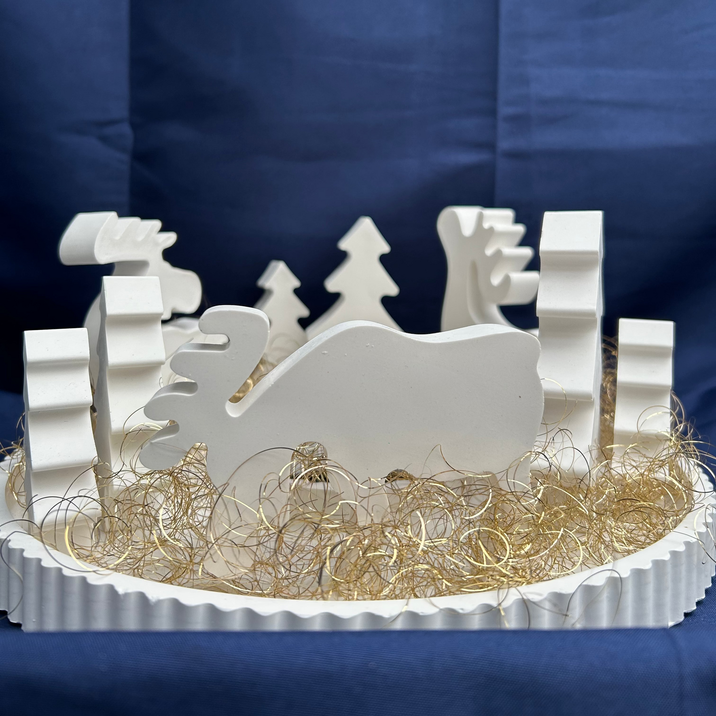 Winterzauber in Weiß - Weihnachtsdeko