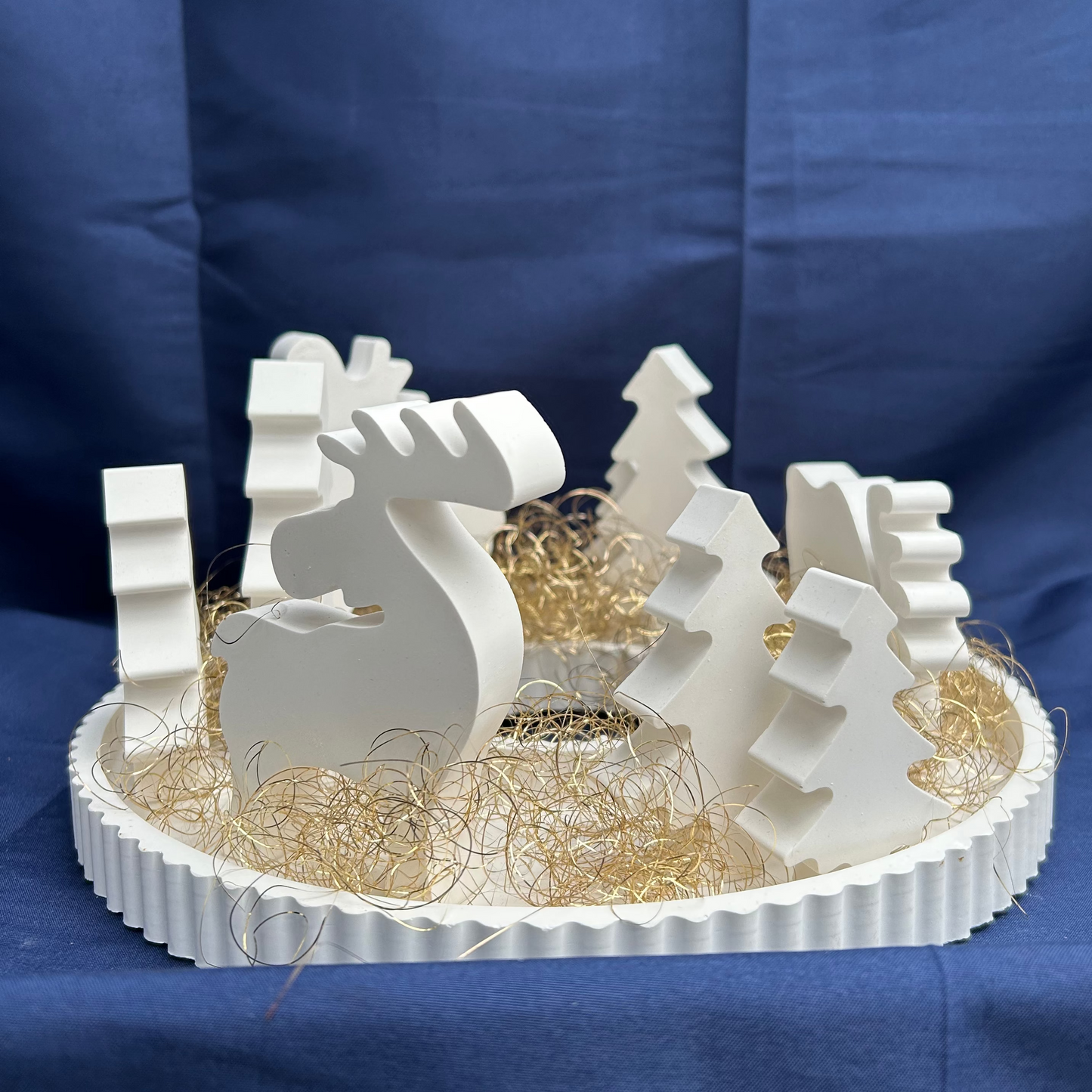 Winterzauber in Weiß - Weihnachtsdeko