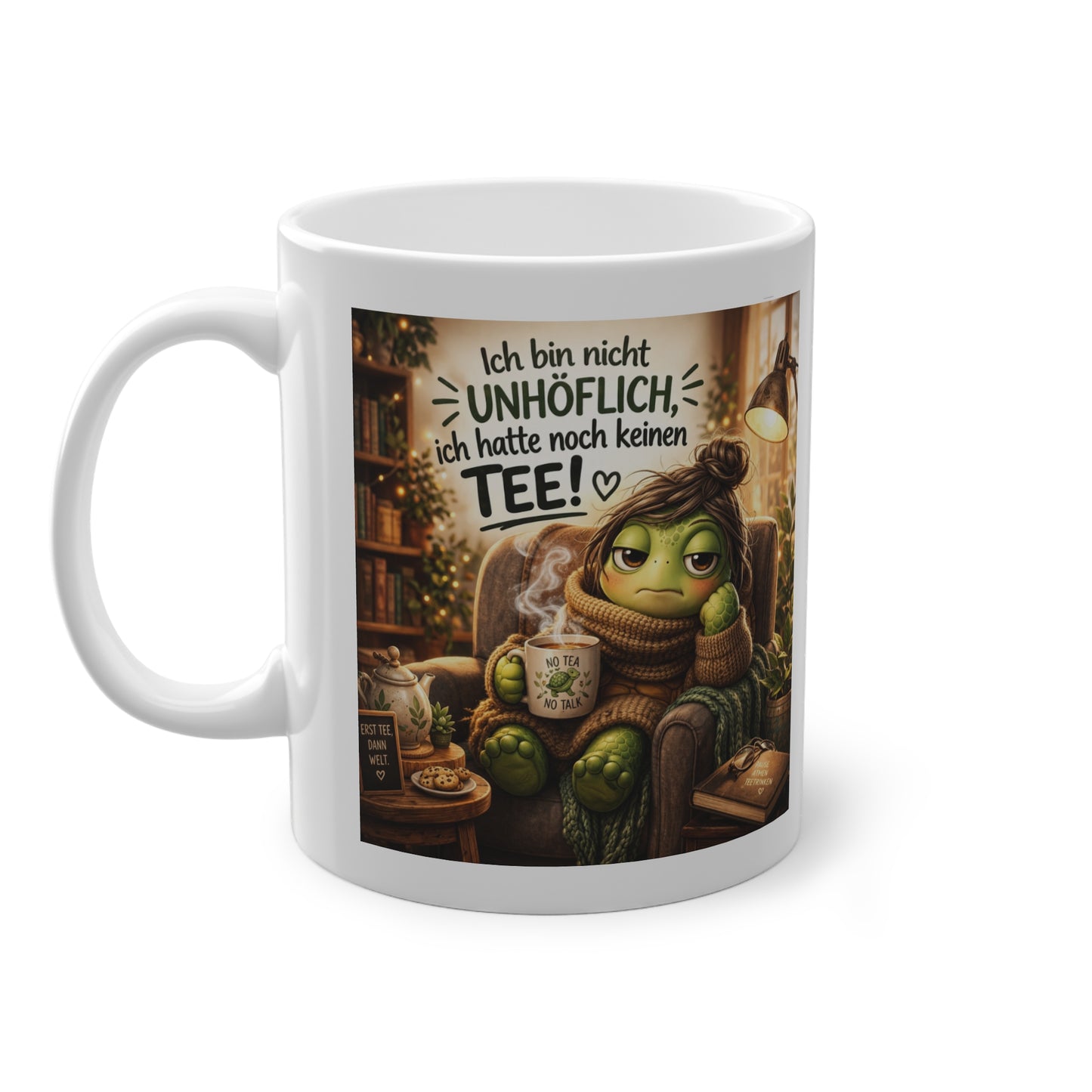 lustige schildkröten tasse ich bin nicht unhöflich tee