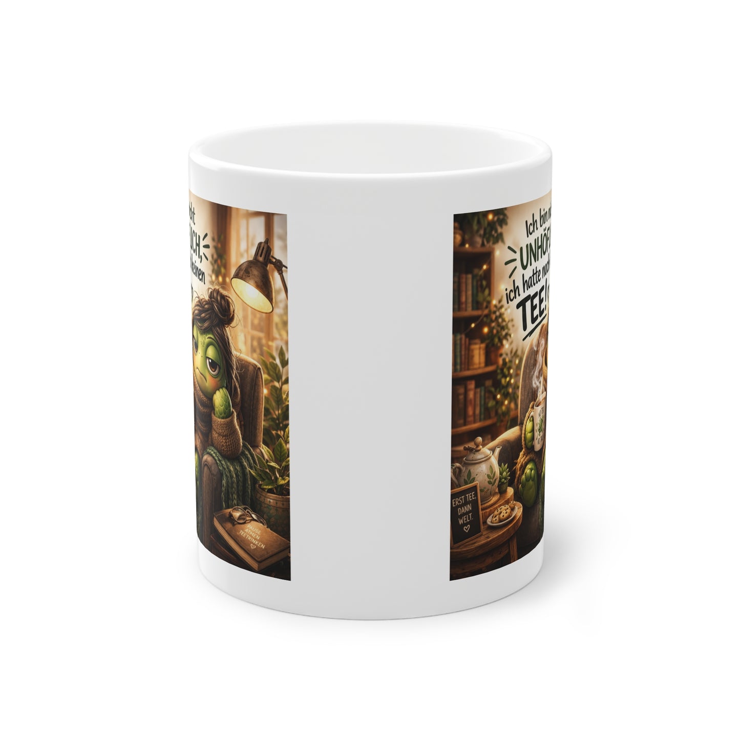 witzige tasse für büro und zuhause tee spruch