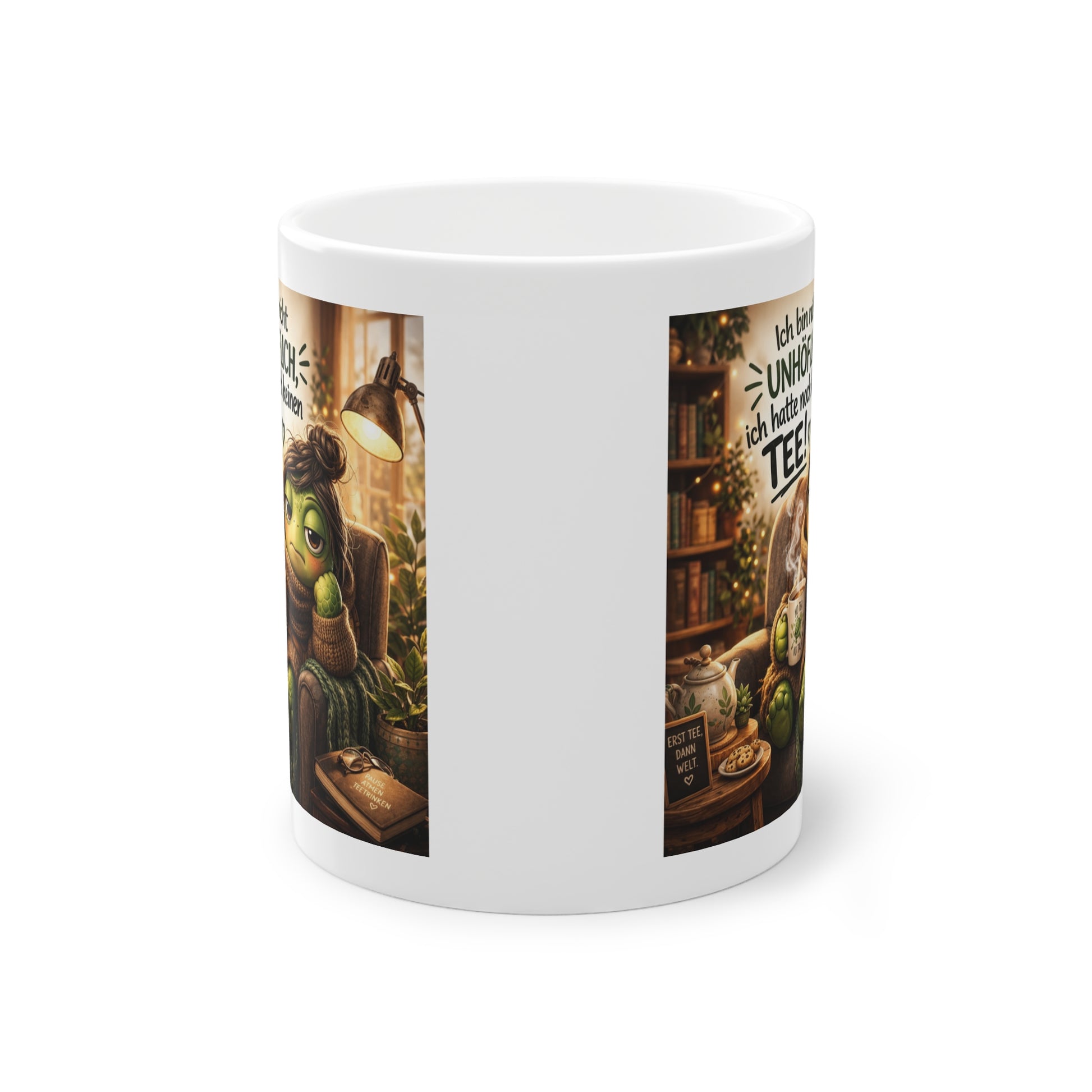 witzige tasse für büro und zuhause tee spruch