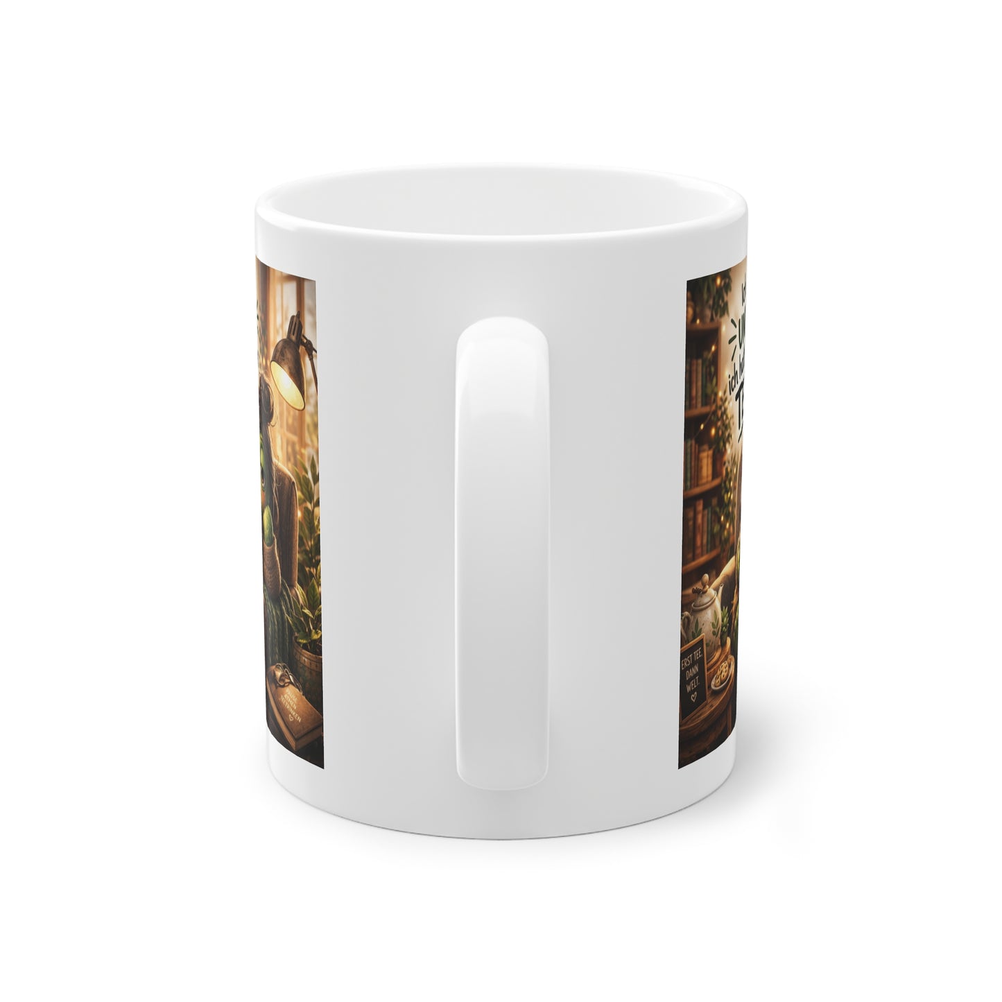 humor tasse mit genervter schildkröte im sessel