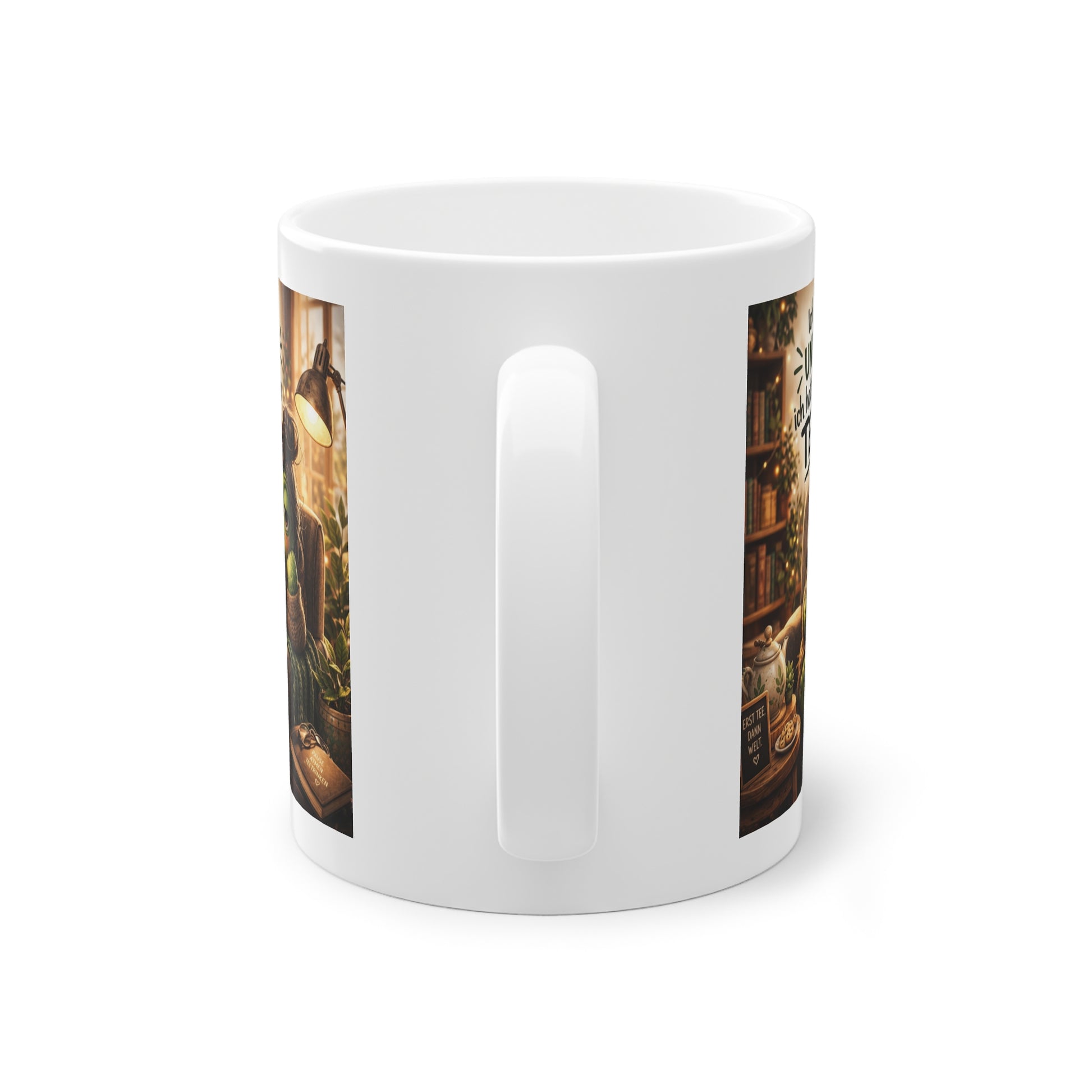 humor tasse mit genervter schildkröte im sessel