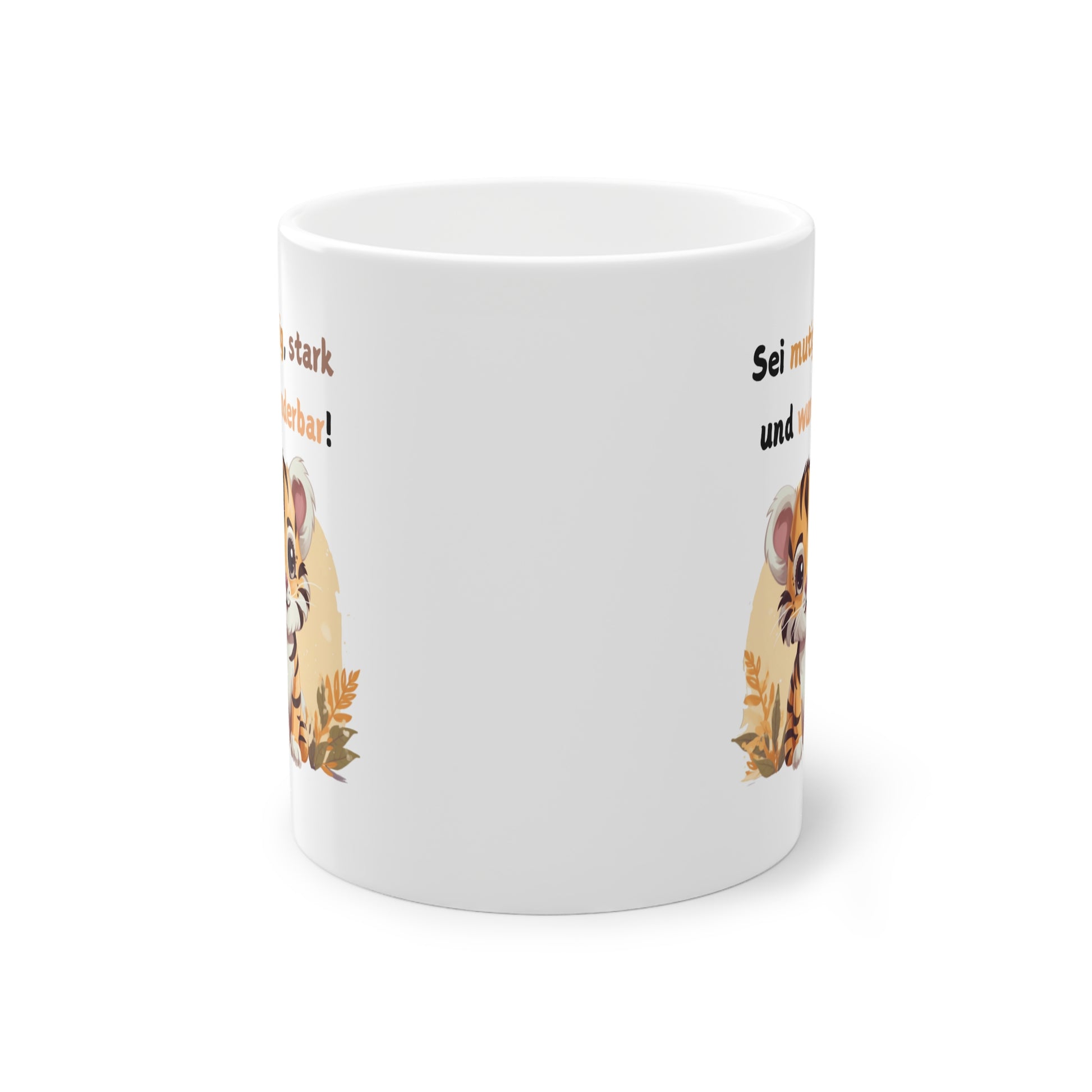 Motivation Tasse für Kinder mit niedlichem Tier Design