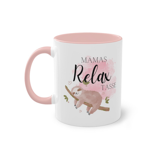 Geschenkidee für Muttertag Keramiktasse mit Faultier 300 ml