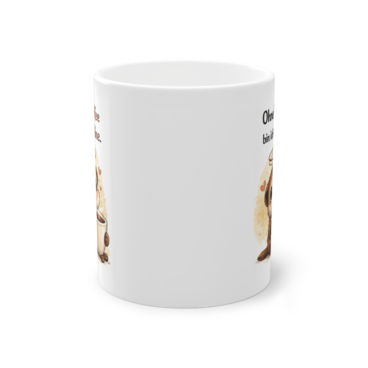 Tiermotiv Tasse ohne Kaffee bin ich offline Geschenkidee