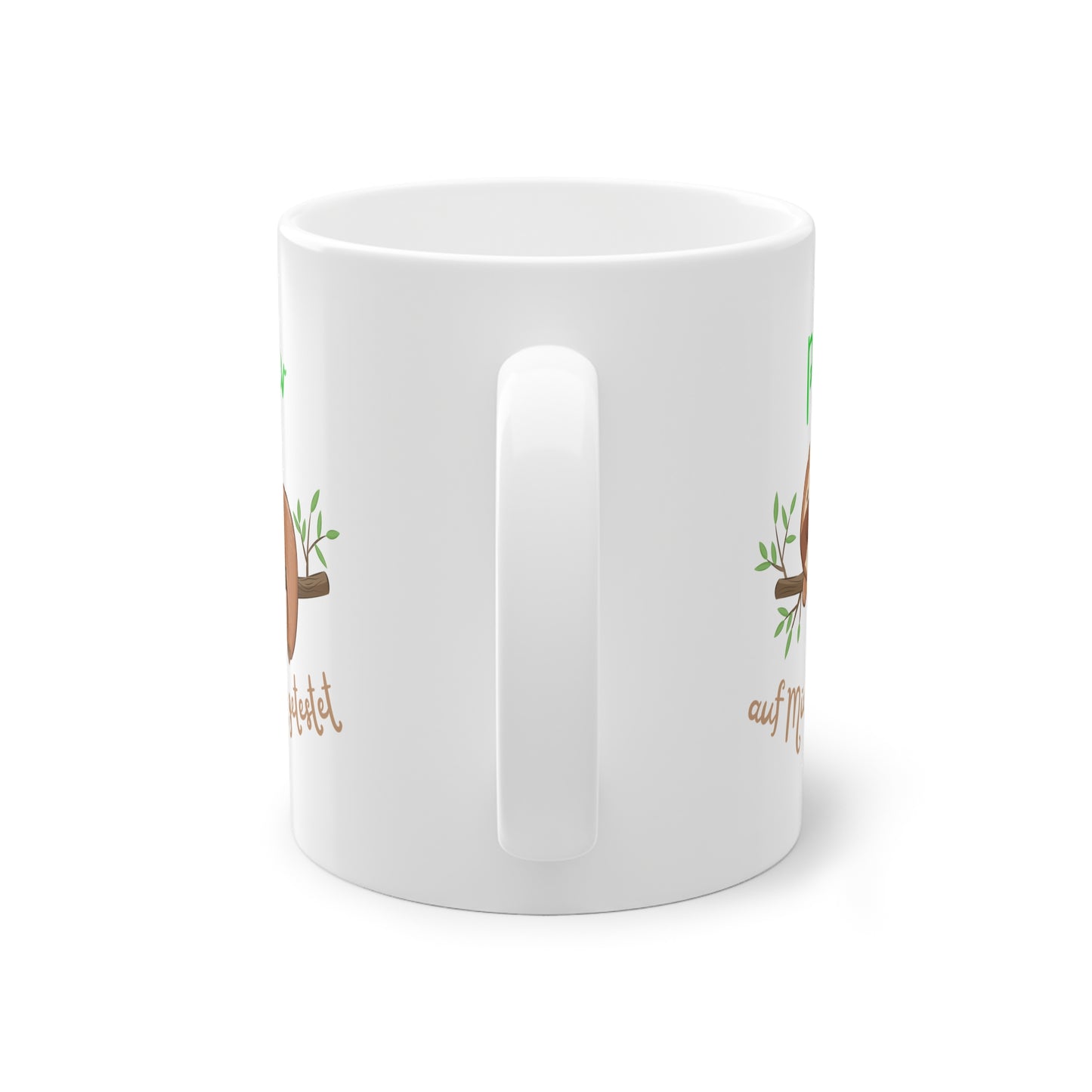 Kaffeetasse Faultier Müde – Lustiger Spruch Positiv auf Müdigkeit getestet
