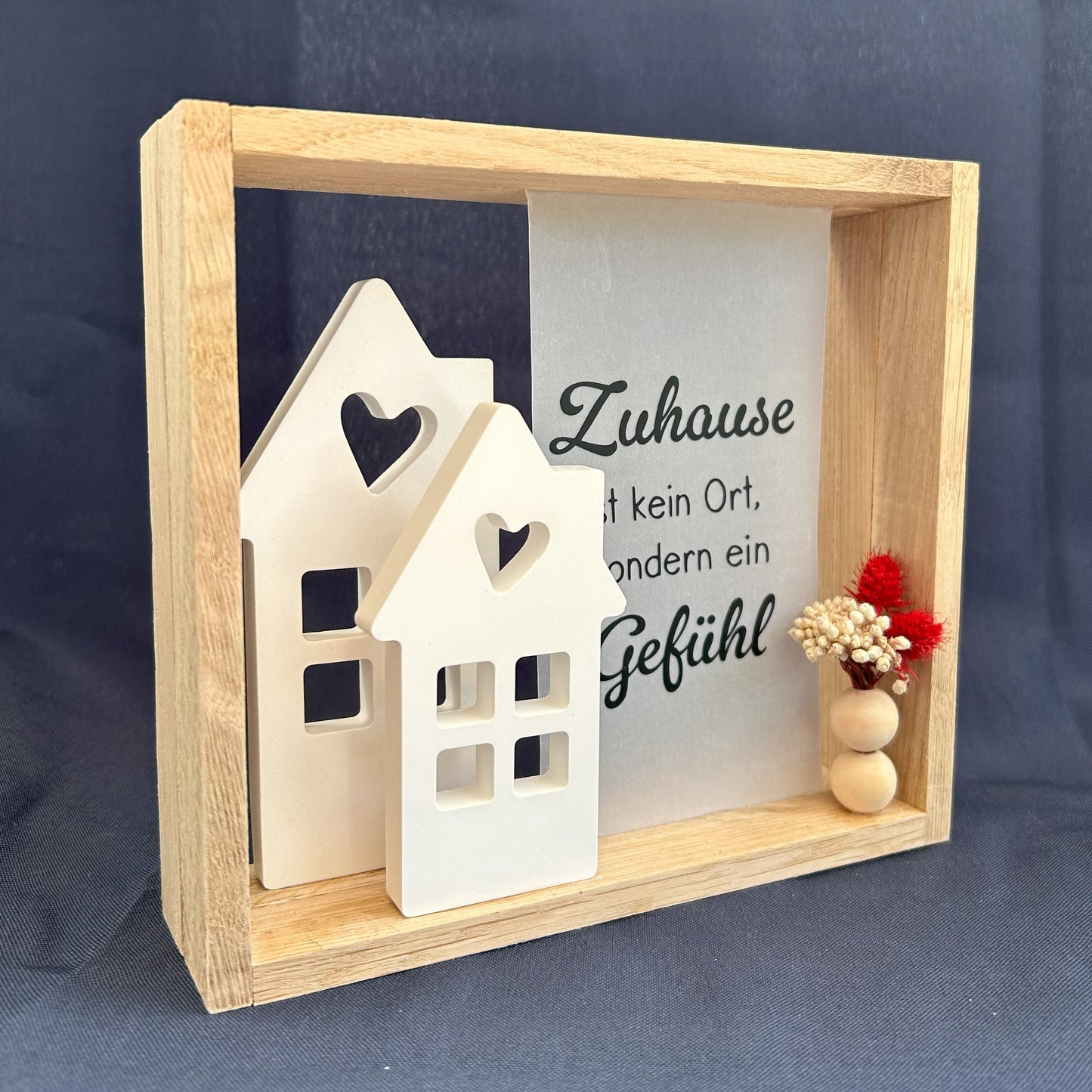 Holzrahmen - Zuhause – das ist nicht nur ein Ort, sondern ein Gefühl