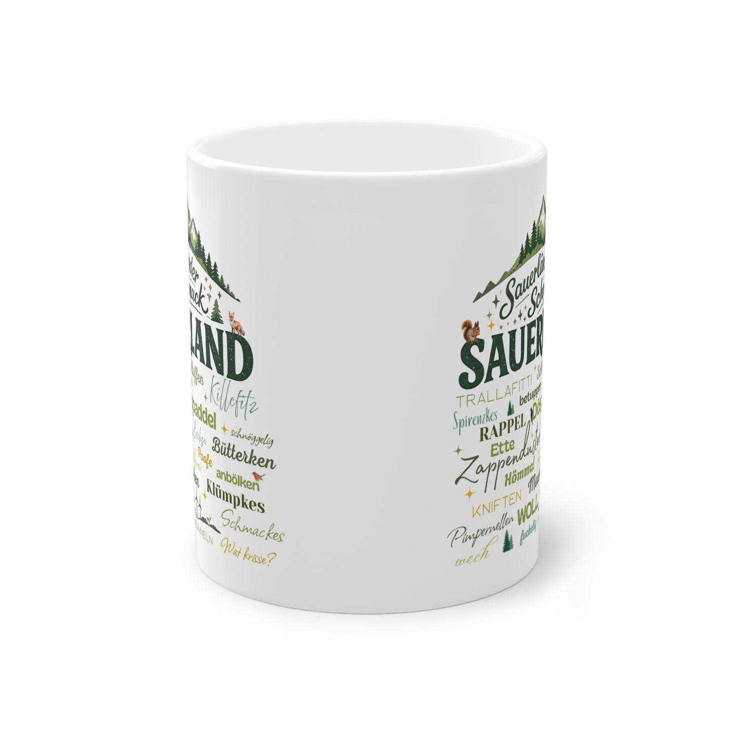 Sauerland Tasse – Lustige Dialekt Kaffeetasse Sauerländer Wörter Geschenk