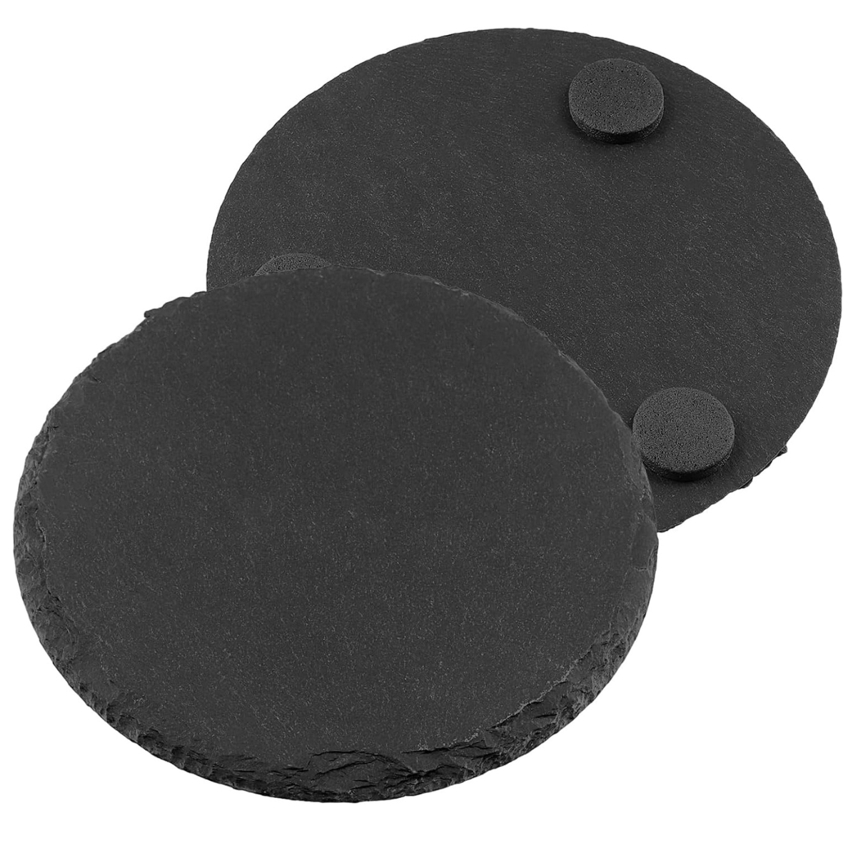 Gravierter Schiefer Untersetzer mit Kaffee Motiv