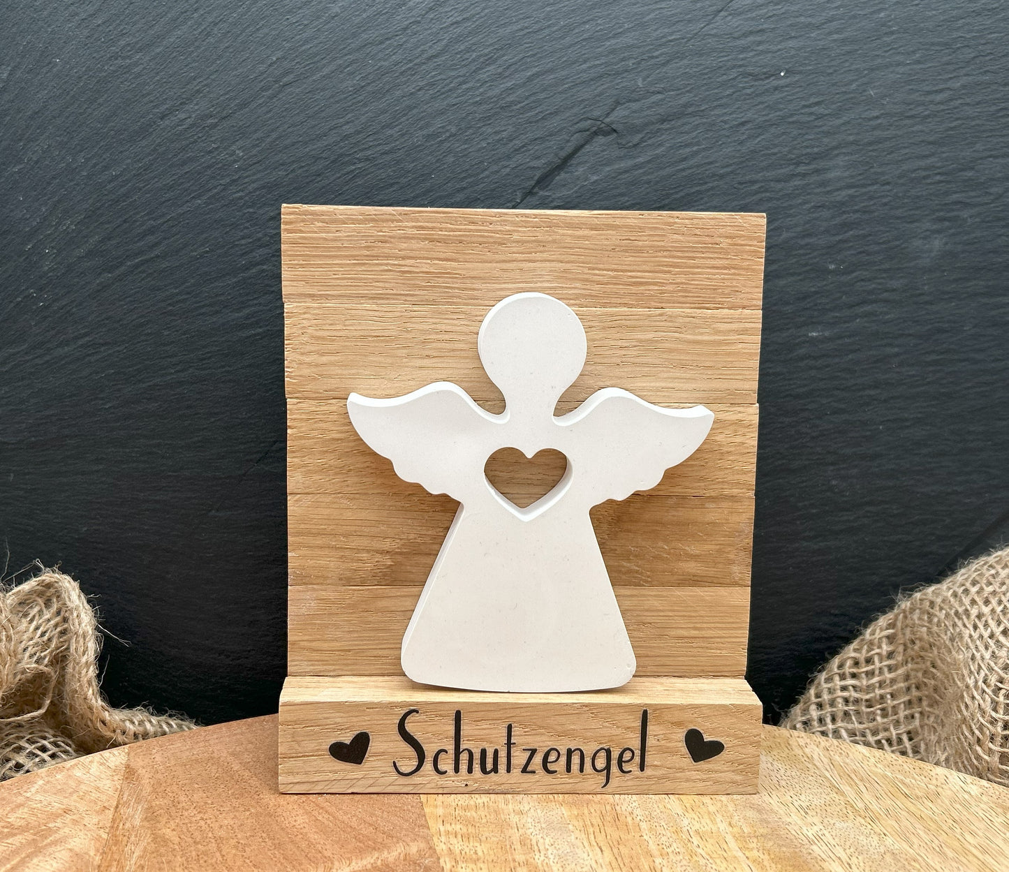 Dein Schutzengel auf Holz – Ein liebevolles Geschenk für besondere Menschen