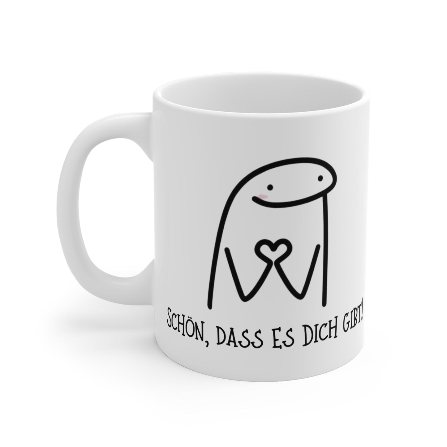 Tasse „Schön, dass es Dich gibt!“ – Liebevolle Geschenkidee für Lieblingsmenschen