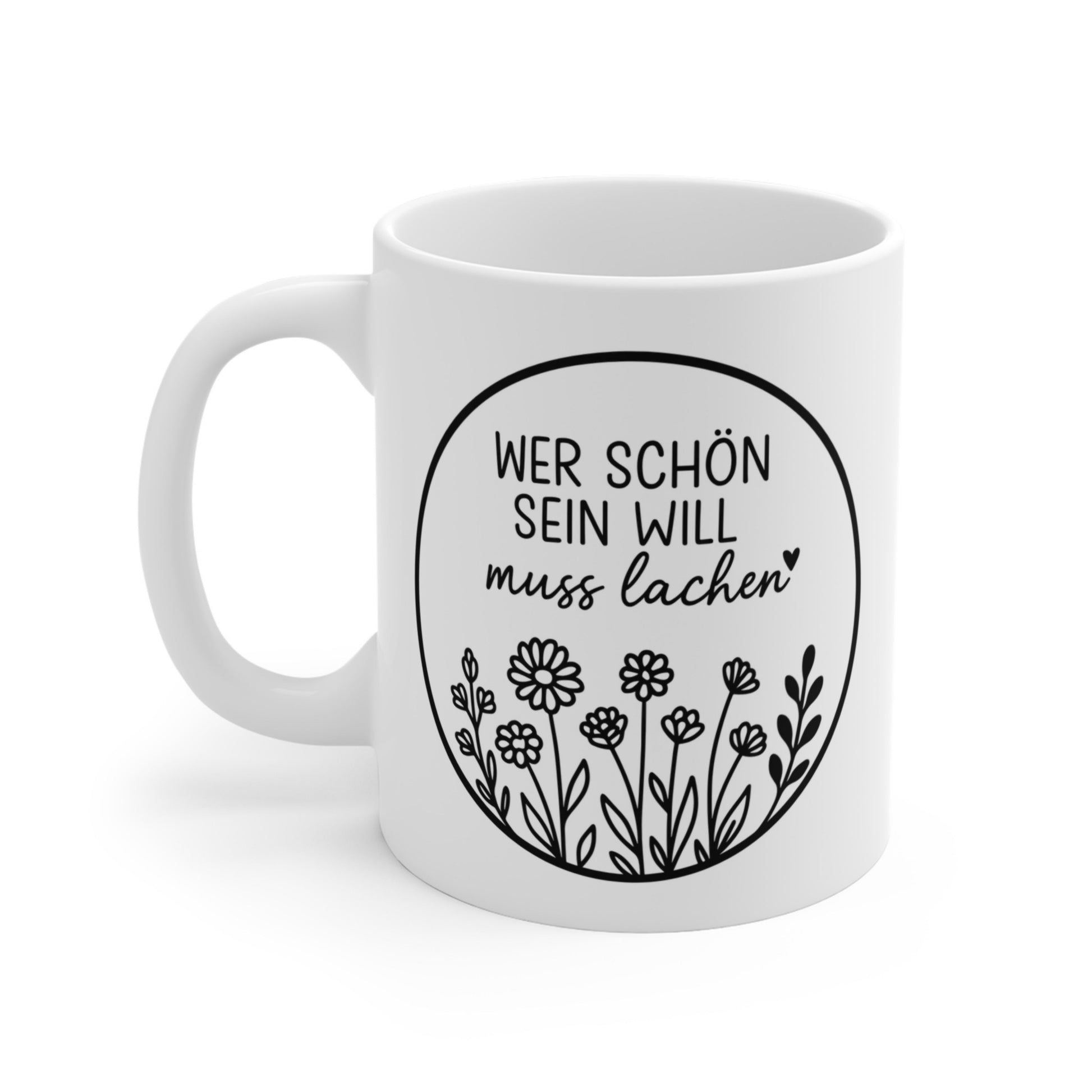 Geschenkidee für Frauen mit motivierendem Spruch und floraler Dekoration