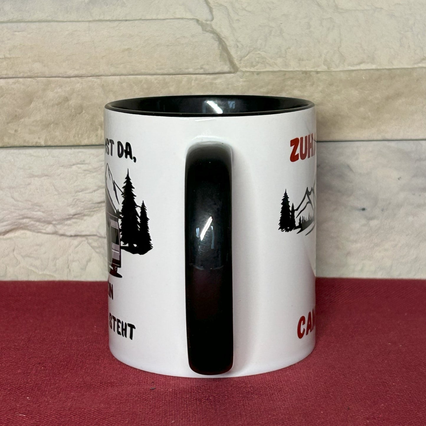 Tasse „Zuhause ist da, wo mein Camper steht“