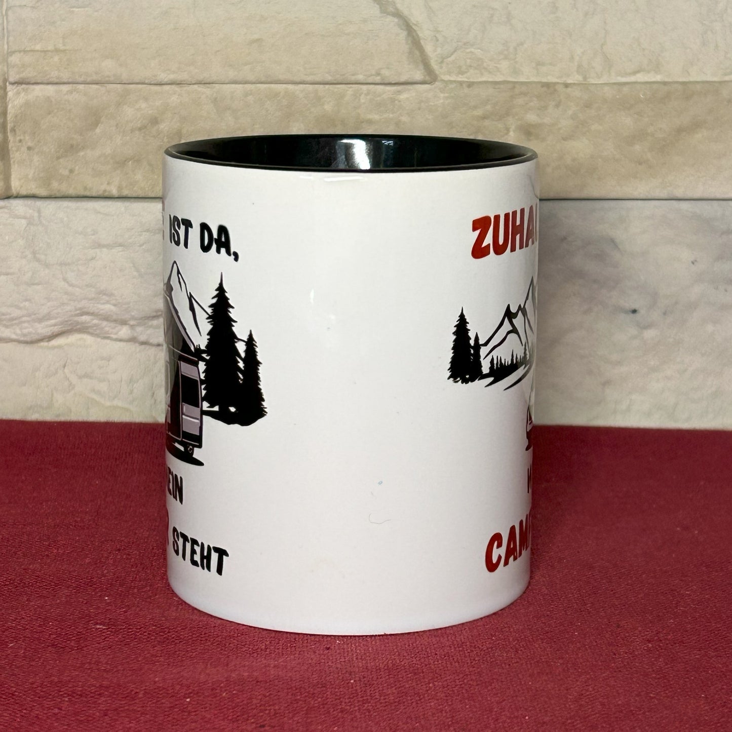 Tasse „Zuhause ist da, wo mein Camper steht“