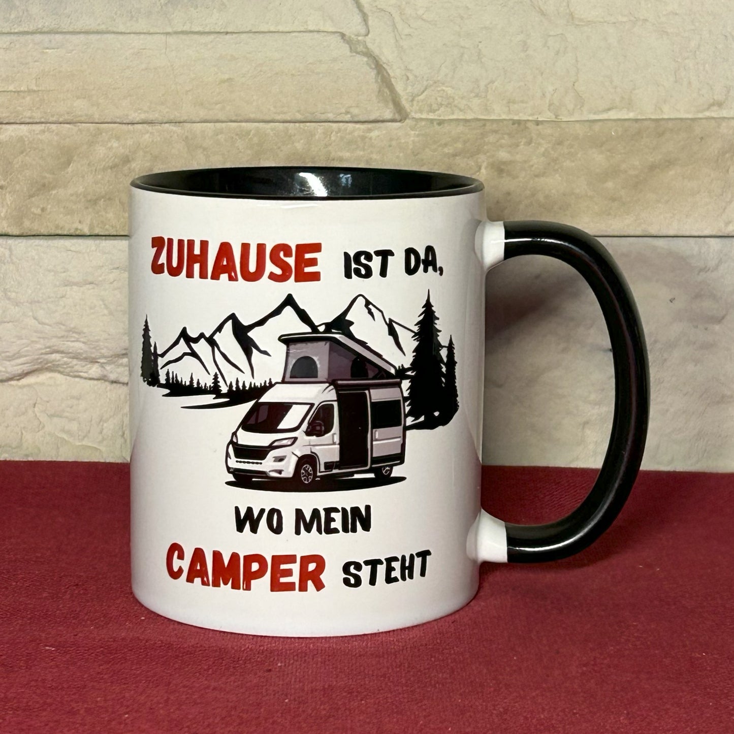Tasse „Zuhause ist da, wo mein Camper steht“