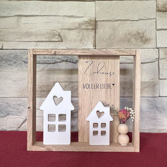 Dekorahmen "Zuhause voller Liebe"