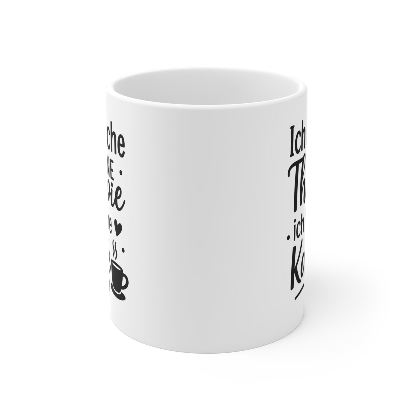 Ich brauche keine Therapie ich brauche Kaffee Tasse – Lustige Kaffeetasse | Geschenk für Kaffeeliebhaber | Büro | Kollegen | Keramikbecher