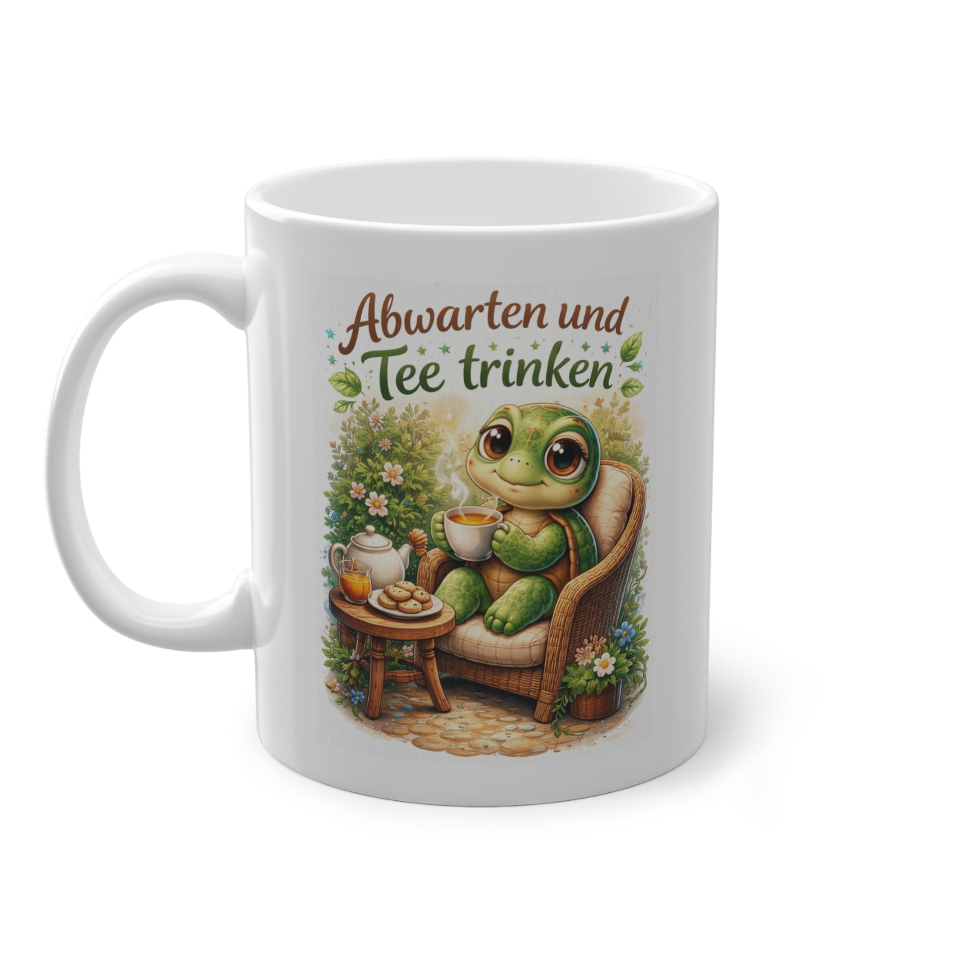 Schildkröten Tasse abwarten und tee trinken süße teetasse