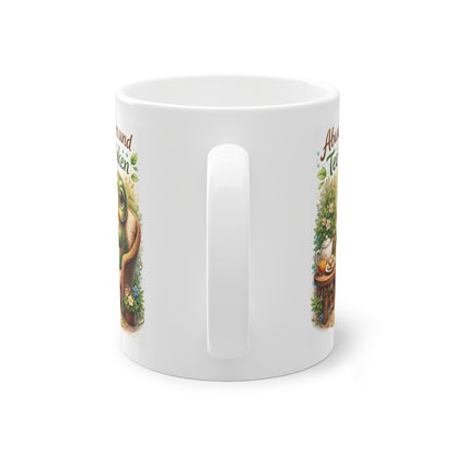 Entspannungs Tasse mit Schildkröte und Tee Motiv