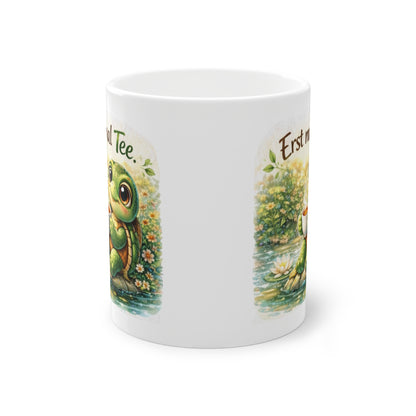Entspannungs Tasse mit Schildkröte Natur Motiv