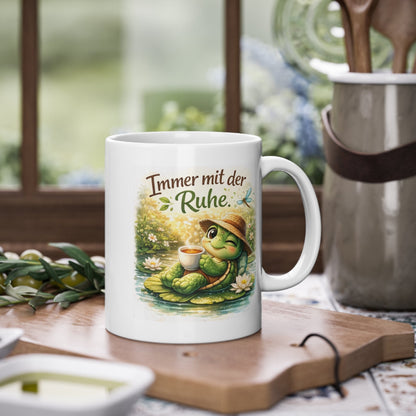 tee tasse in ruhiger küchen szene