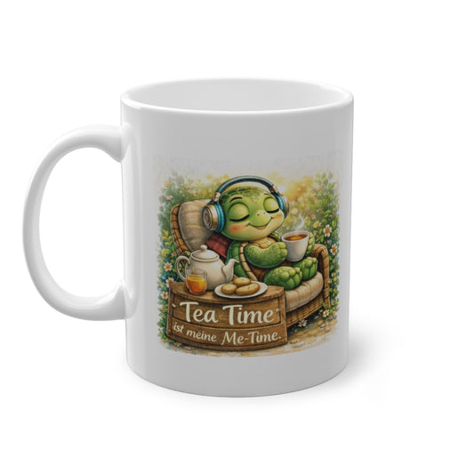 tea time me time tasse schildkröte mit tee