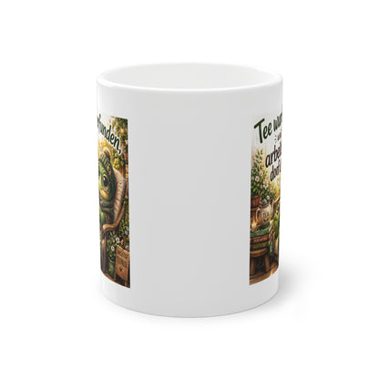 Lustige Schildkröten Tasse - Tee wurde erfunden weil Arbeiten doof ist 2 Tasse – Lustige Schildkröte Tee Geschenk (Kopie)
