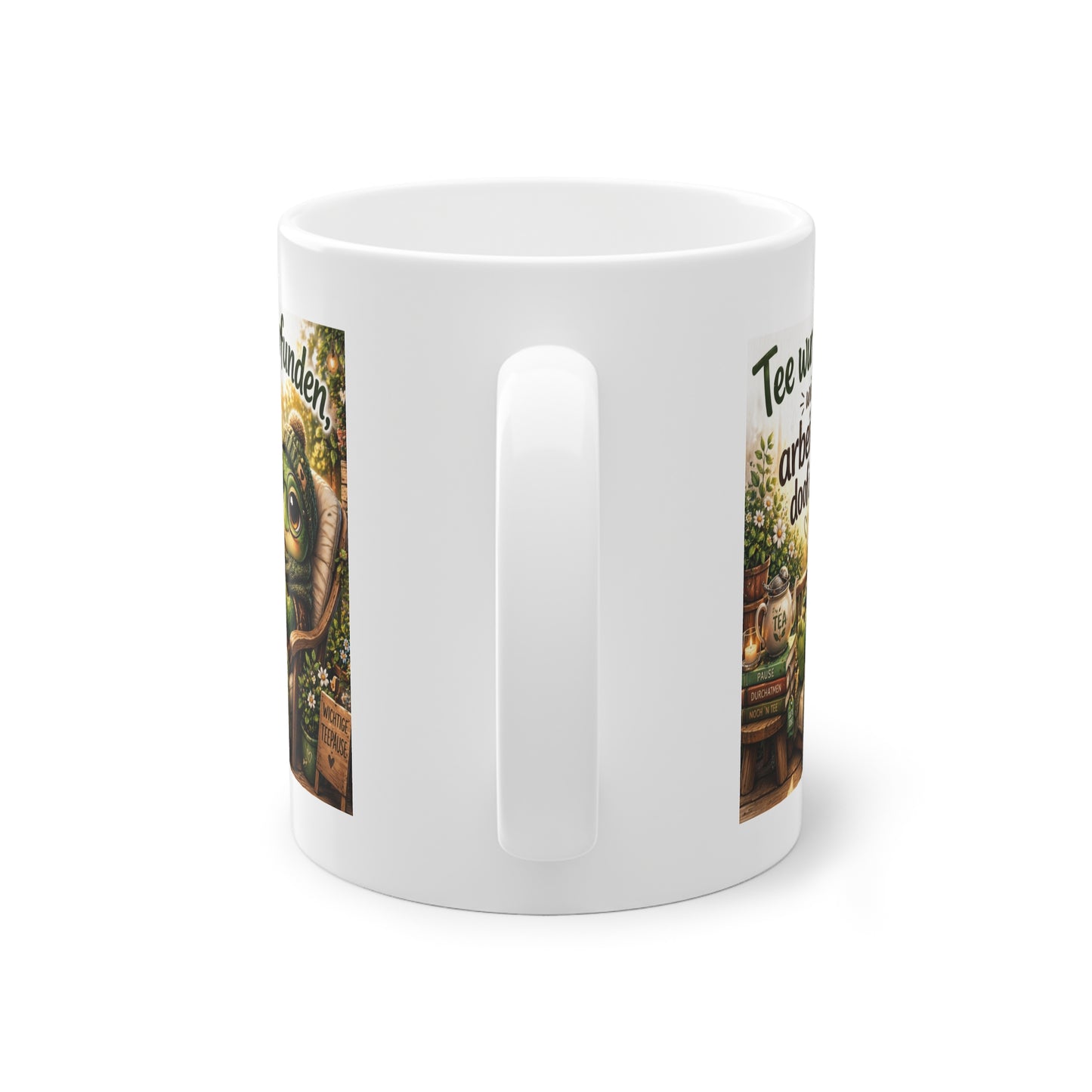 Lustige Schildkröten Tasse - Tee wurde erfunden weil Arbeiten doof ist 2 Tasse – Lustige Schildkröte Tee Geschenk (Kopie)